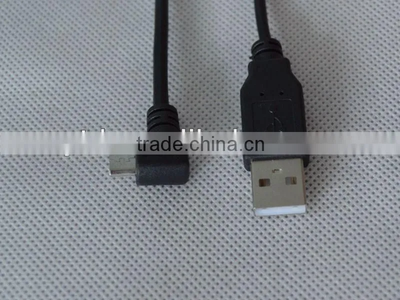 usb 2.0 ROHS standard Right Angle micro 5pin cable usb cable for phones