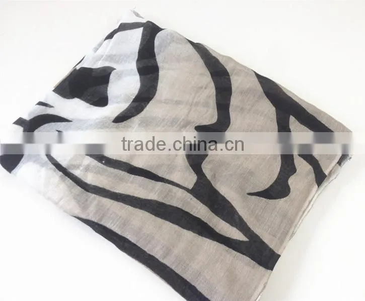 Fashionable big size custom viscose scarf
