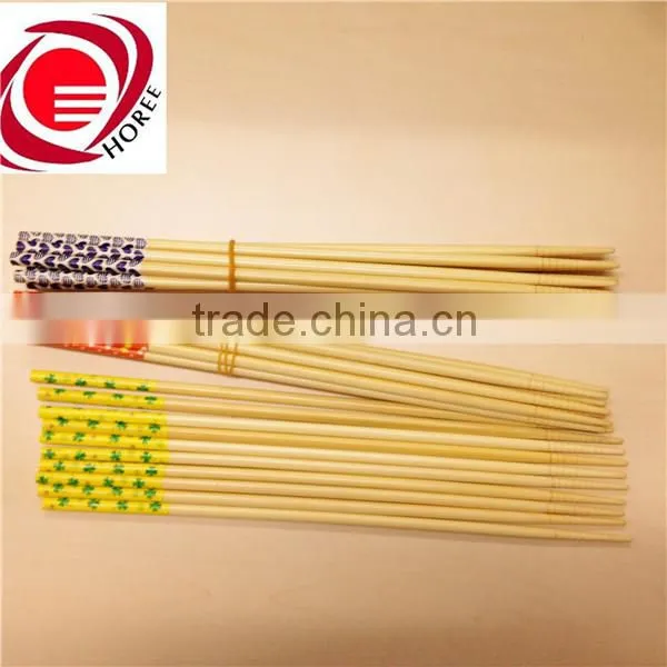 33CM long printed bamboo flatware chopsticks for home restaurant hotel and travelling