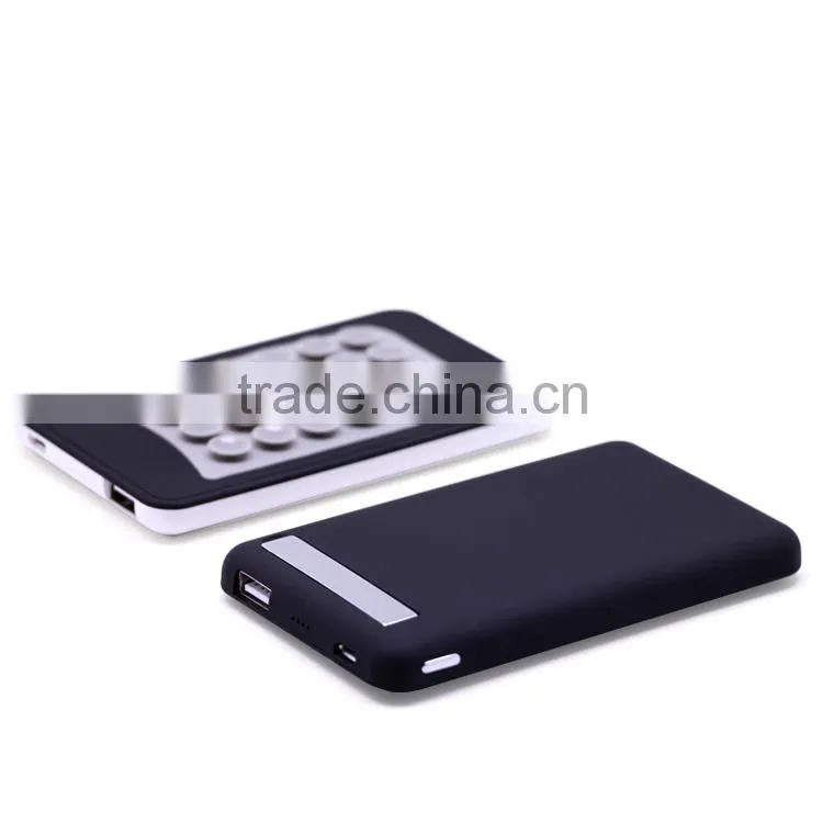 2015 New 4000MAH power bank with rubber sucker