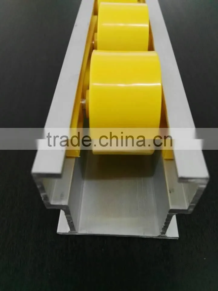 JY-2045A|Vibrating aluminum roller track|Motorized conveyor rail|Machinery transport roller