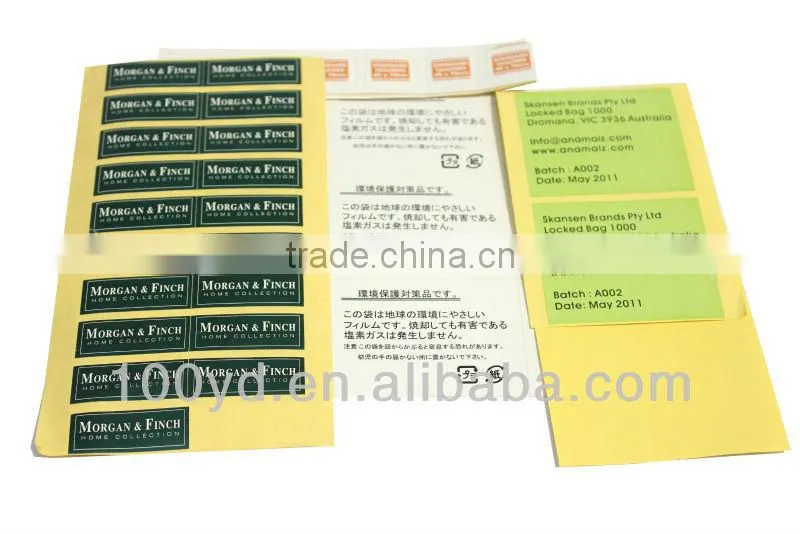 2016 cheap custom laser stickers printed