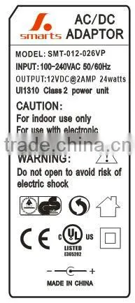 12V 2A AC 100-240V to DC Power adaptor For LED Strips Light EU Plug
