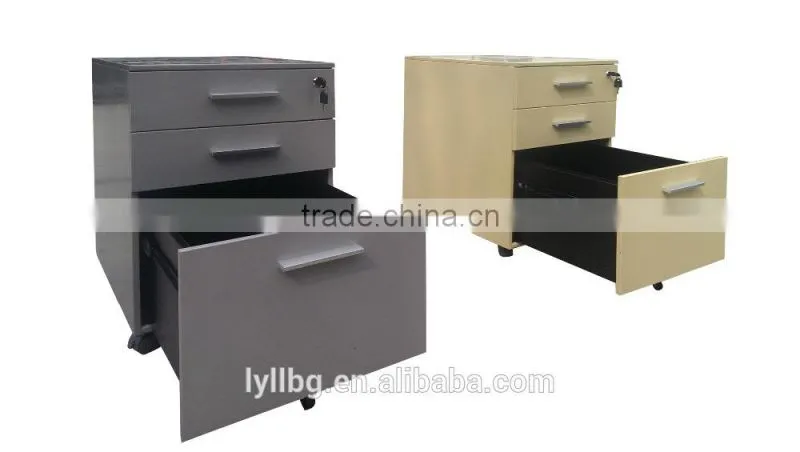 Factory for sale Most new design office Furniture mobile pedestal 3 drawer Steel filing cabinet