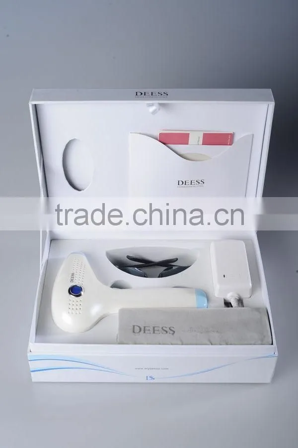 DEESS IPL permanent hair removal system for home use with 300000shots lamp life