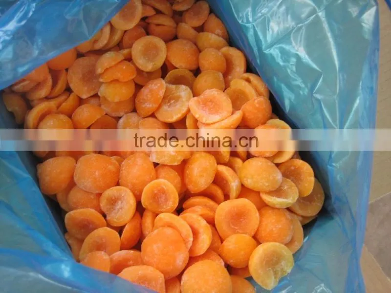 IQF APPRICOT HALVES,PEELED AND BLANCHED