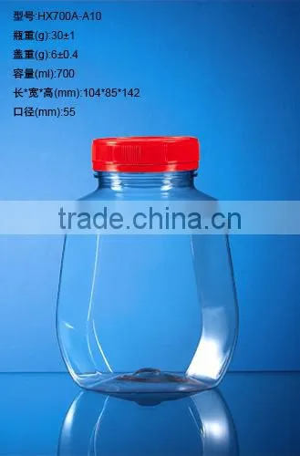 Hand Drawing Plastic Storage Canister with Lid