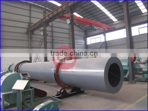 2015 new design rotary dryer for powder and pellet drying