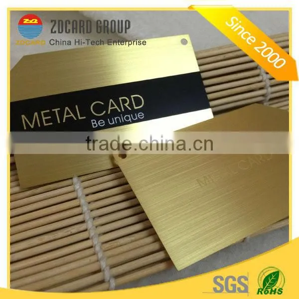 OEM high quality business card metal