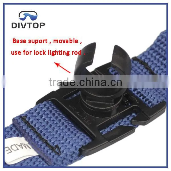 Plastic Underwater Diving Flashlight Hold Clip