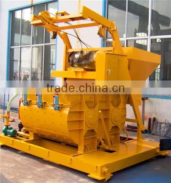 2016 new design used portable twin shaft mixer for sale