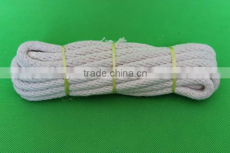 4mm natural braided cotton rope for sale