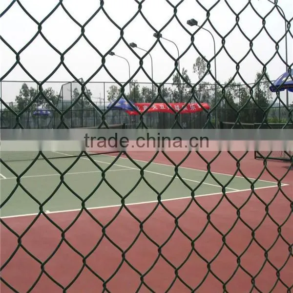 Wholesale Easy to relocate & stackable galvanized chain link fence/PVC Coated Chain Link Fence