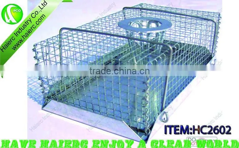 zinc plated metal rat trap box metal plastic bait station/metal mouse trap multiple catch