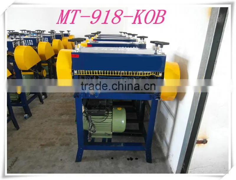 New Type cable and wire recycling machine for copper with Six Blades (MT-918-KOB)