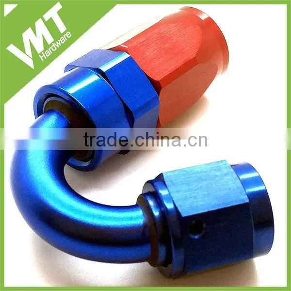 VMT 10 AN 90 Degree Fitting Blue PUSH LOCK HOSE ENDS