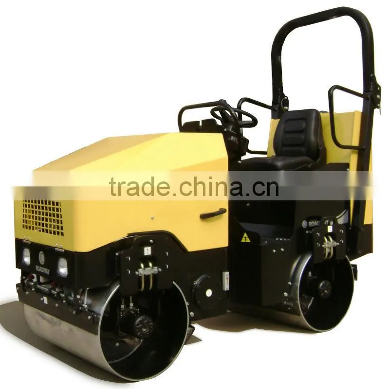YL51C CE Certificate new types Ride-On Hydraulic Double Drums Road Roller with Honda engine