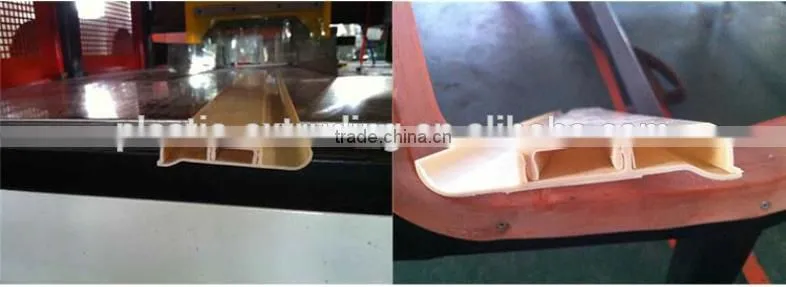 WPC pvc profile extrusion line/wpc pvc plastic door frame extrusion price