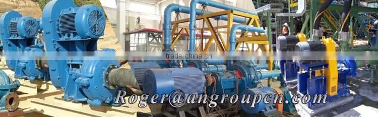 high chrome heavy duty Centrifugal impeller instead of positive displacement slurry pumps