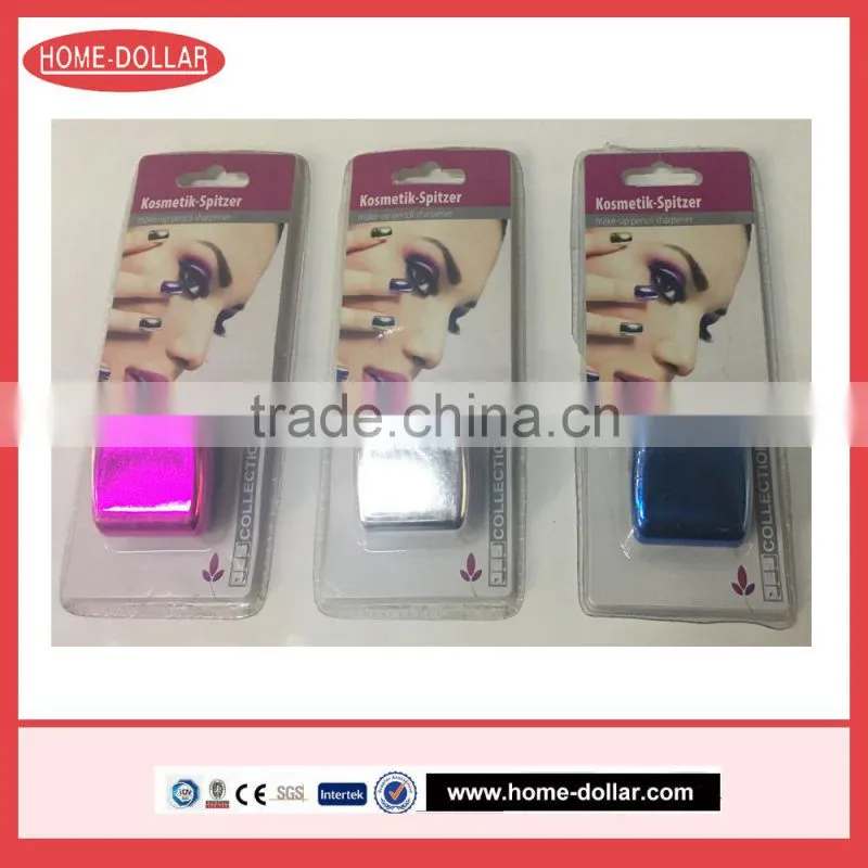 Makeup plastic eyebrowr personalized cosmetic pencil sharpener
