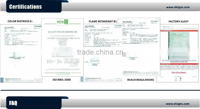 differert type of Acrylic for outdoor furniture and sunshade