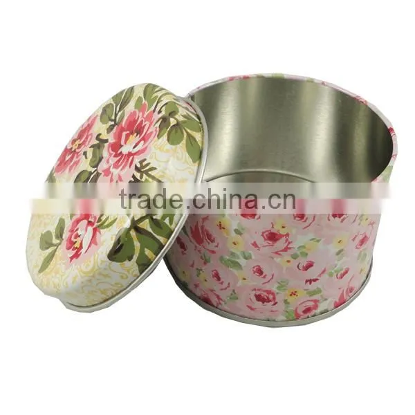colorful cosmetic tin box wholesale