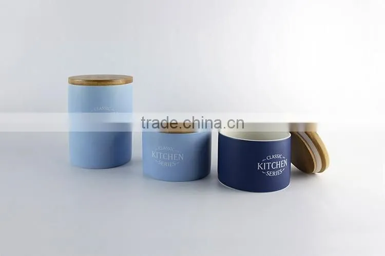Gifts and crafts ceramic containers mason jars kitchen canister set
