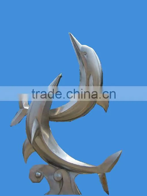 Abstract Theme Stainless Steel Garden Statue Sculpture for Plaza use