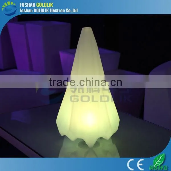 RGB Plastic Rechargeable LED Light With Remote Control