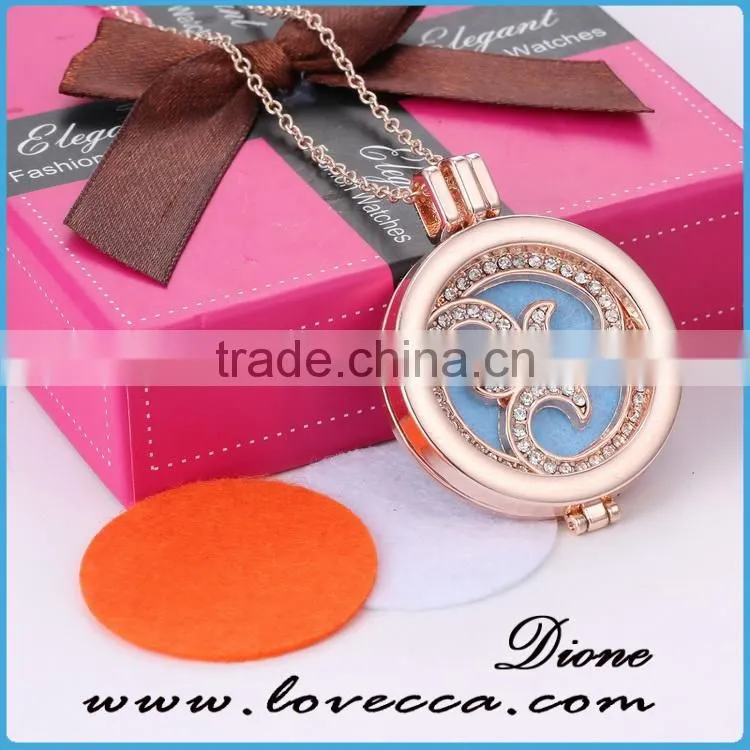 In Stock Hot Sale Fashion Diffuser Locket Perfume Locket Necklace