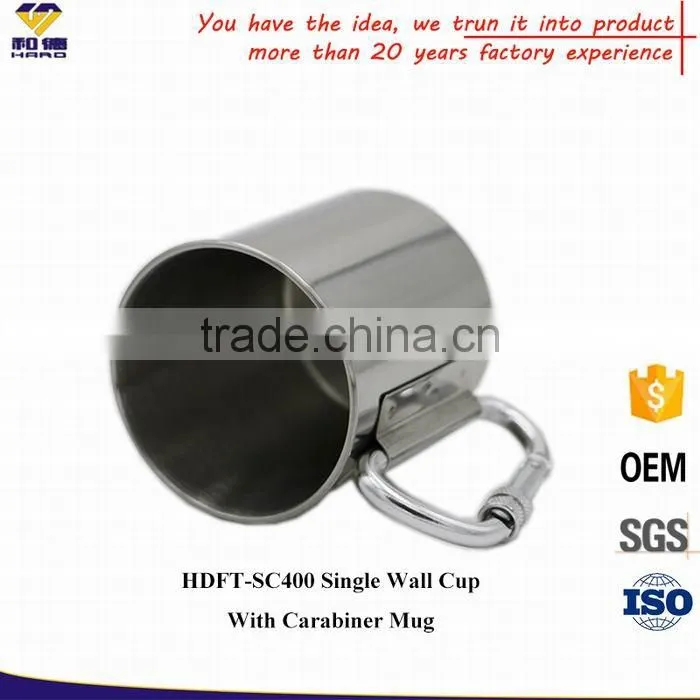 New Products ! OEM Single Wall Travel Mug Stainless Steel