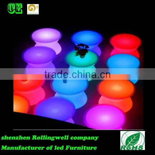 Outdoor LED Light Bench/party rental furniture