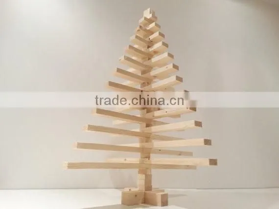 wooden christmas tree