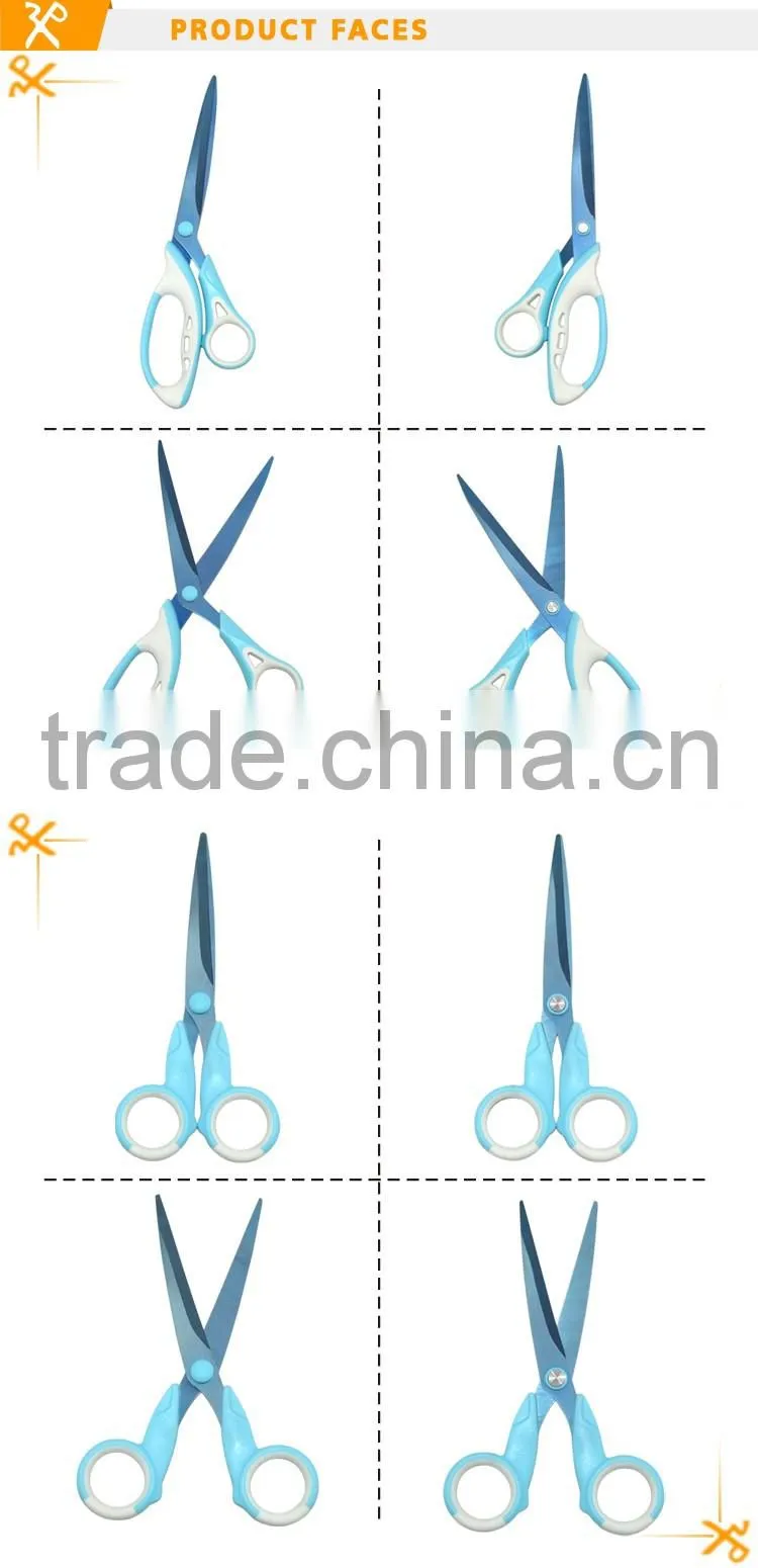 Soft Tpr ring office and household scssiors