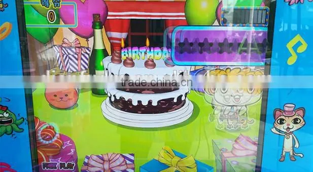Coin operated kids Hitting happy musicians game machine for sale