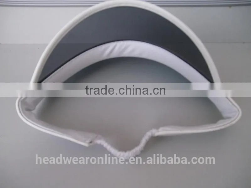 Custom High Quality Cheap Colorful PVC Sun Visor Dongguan Factory