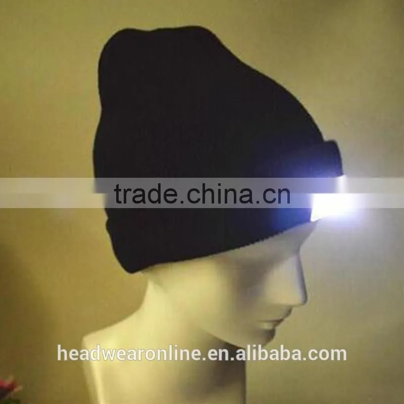 Winter Warm Led Light Beanie Hats Caps Cheap Price