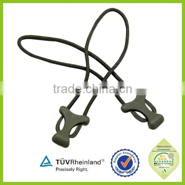 New style cartoon Transparent Zipper Pull with Cord