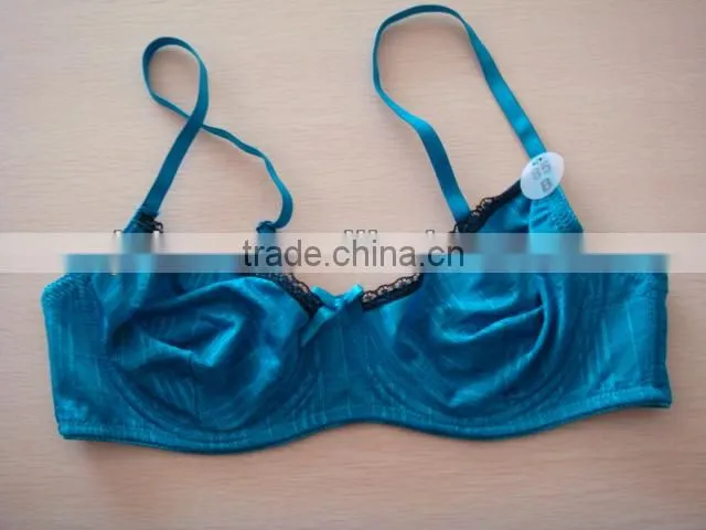 js-903 dark blue color no pad bra in stock