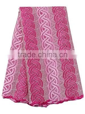 Comfortable muti-color beautiful textile french Lace african cord french lace FL 1393