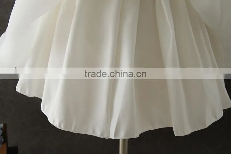New White girls Lovely wear cheap wholesale children frocks design girls flower party dresses Fluffy baby first Communion dress
