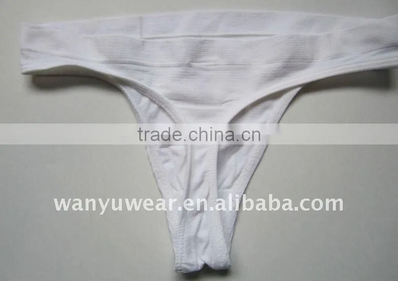 Hot sexy image women seamless T-string panty