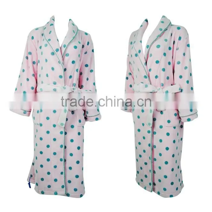 New Design Beautiful Manufacturer Casual Bathrobe Raw Materials
