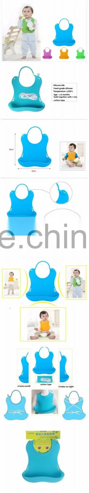 silicone baby bib/silicone bib