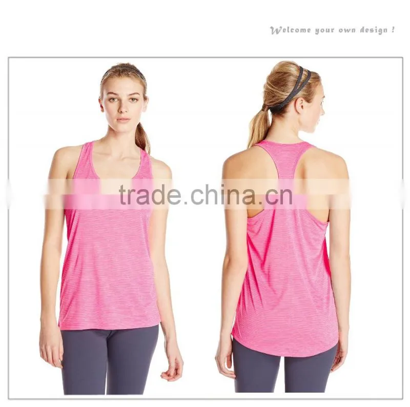 2016 Wholesale loose trade assurance colorful Women clothing gym tank tops