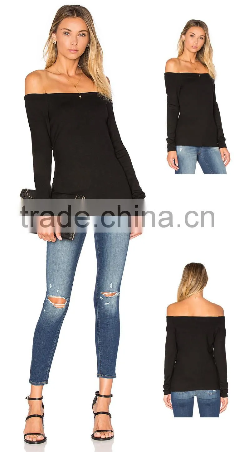 Ladies Modern Fashion Long Sleeve Blouse for Spring Season