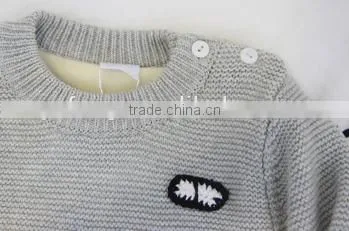 Cartoon House Pattern Cute Design Baby Boy sweater