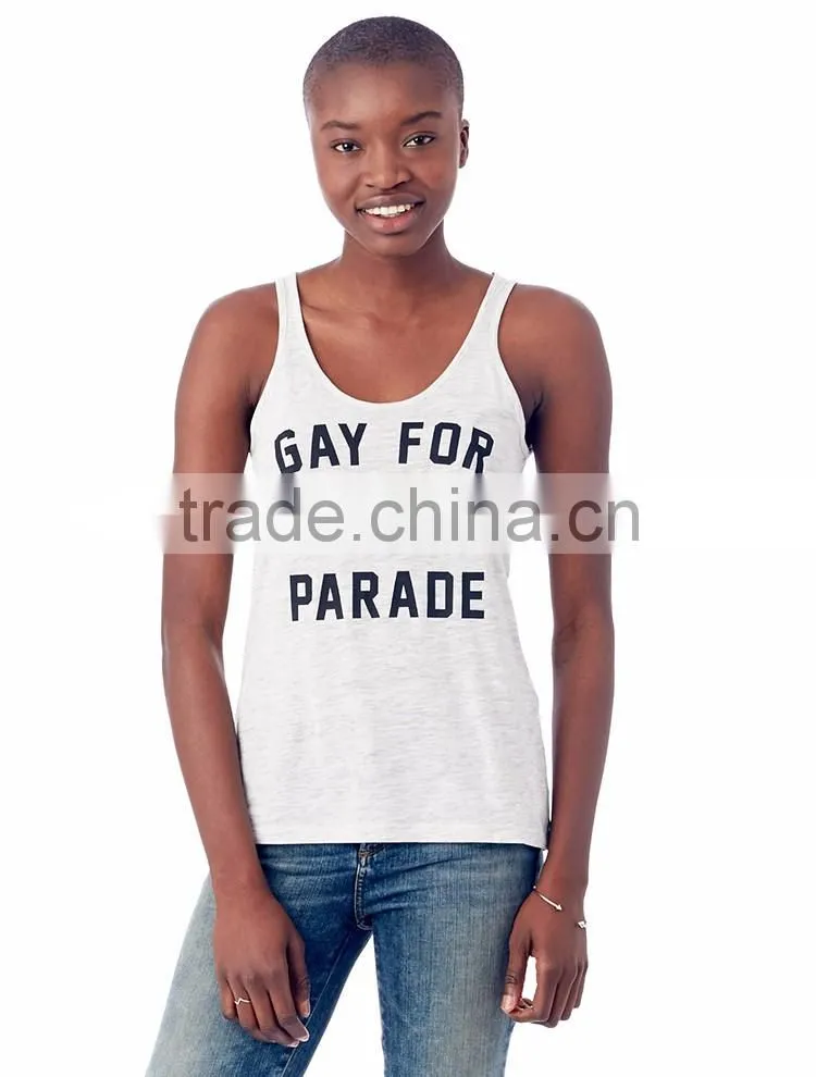 Guangzhou Shandao OEM Hot Selling Series 160g 80% Cotton 20% Polyester Printed Custom Manufacturer Tank Top