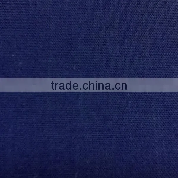 Blue cotton percale sheeting fabric with paper backing for book binding machine, book making machine