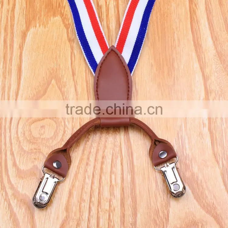 Suspenders Kid's Clip-on X back Steampunk Costume Tux Dance Prom Cosplay